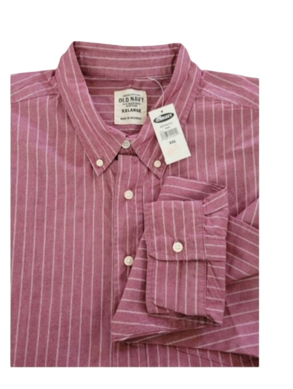 Men's Striped Button-Down Shirt -